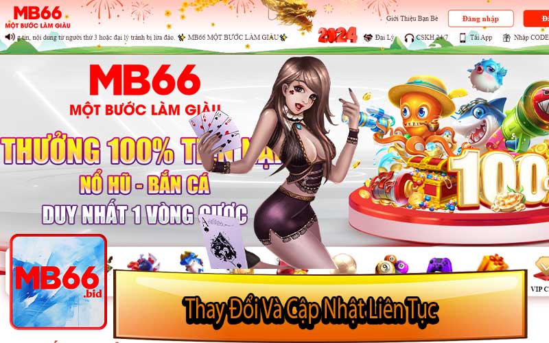 Thay Đổi Và Cập Nhật Liên Tục